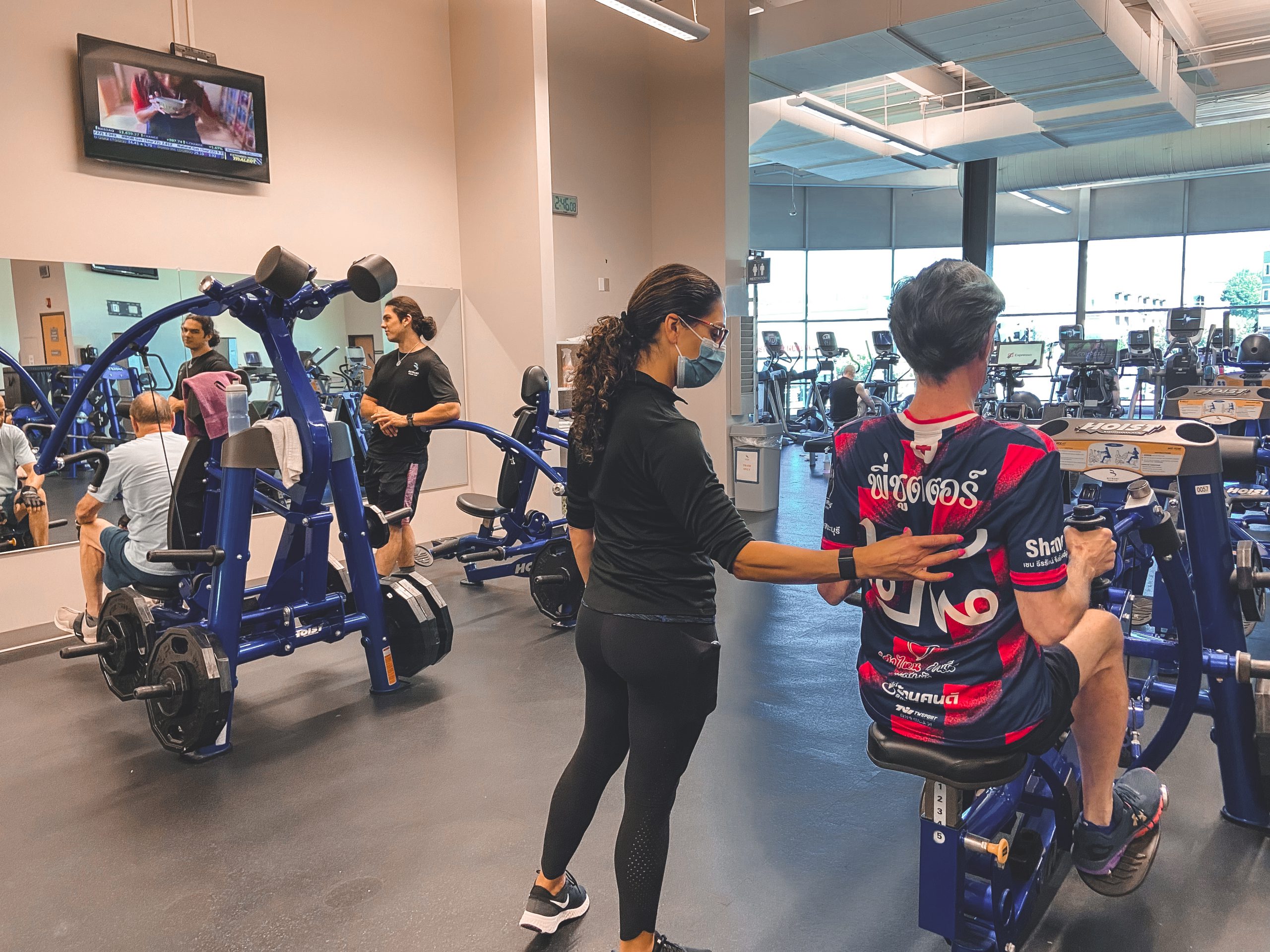 Personal Training Bethany Athletic Club with AJ and Helena