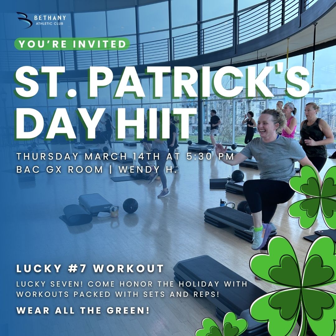 St Patricks Day HIIT at Bethany Athletic Club