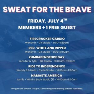 Sweat for the Brave Event at Bethany Athletic Club in Portland Oregon
